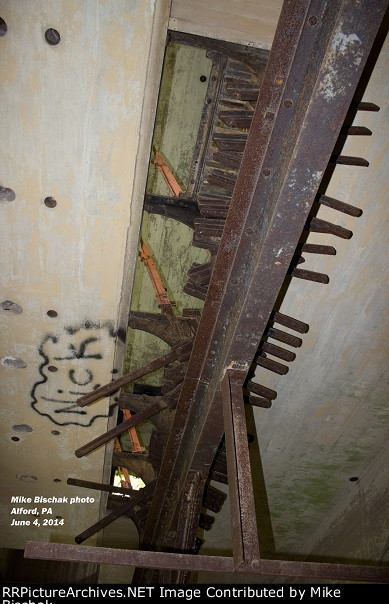 Interior of former DL&W tower.